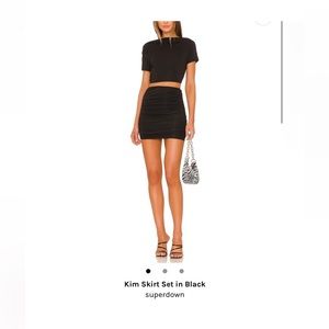 Superdown skirt set